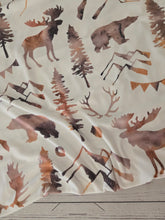 Moose & Mountains Double Brushed Poly (DBP) Knit {by the half yard}