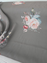 Exclusive Design- Olive Large Floral {by the half yard}
