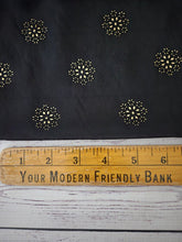 Black & Gold Embossed Chiffon {by the half yard}