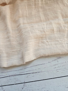 Barely Peach Textured Cotton Blend {by the half yard}