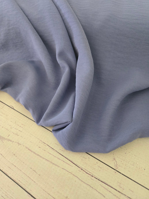 Solid Periwinkle Opaque Air Flow 100% Polyester {by the half yard}