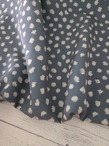 Dark Green & Tan Splotch Print {by the half yard}