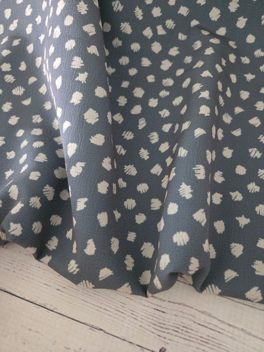 Dark Green & Tan Splotch Print {by the half yard}