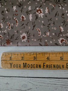 Desert Sage & Rust Floral {by the half yard}