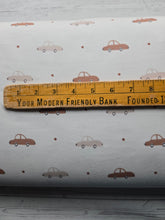 Vintage Cars Double Brushed Poly (DBP) Knit {by the half yard}