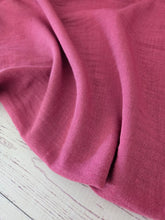 Solid Mulberry Rayon Linen Blend {by the half yard}