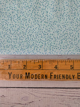 Minty Aqua Dots {by the half yard}