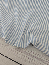 Exclusive Design- Light Blue Small Stripes {by the half yard}