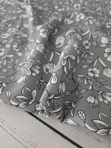 Dark Sage Floral {by the half yard}