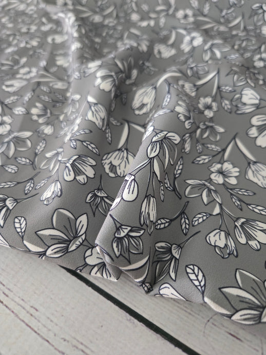 Dark Sage Floral {by the half yard}