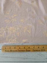 Blush Foil Floral Opaque Air Flow 100% Polyester {by the half yard}