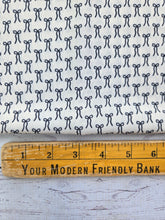 Petite Cream Bow Print {by the half yard}