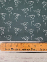 Exclusive Design- Dusty Olive & Tan Botanical Outline Print {by the half yard}