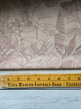 Peachy Tan Tropical Outline Print {by the half yard}