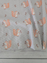 Thoughtful Squirrel Swiss Dot Knit {by the half yard}