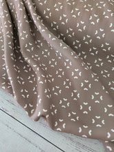 Khaki & Cream Geometric Print {by the half yard}
