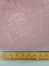 Terra Cotta Floral Print {by the half yard}