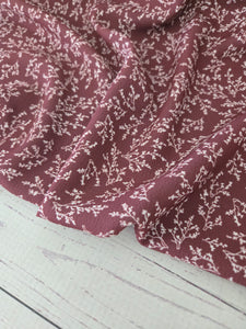 *REMNANT* 3 Yds- Exclusive Design- Henna Petite Vine Print