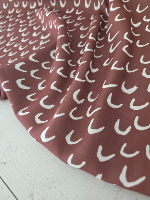 Exclusive Design- Gingerbread Geometric Print {by the half yard}