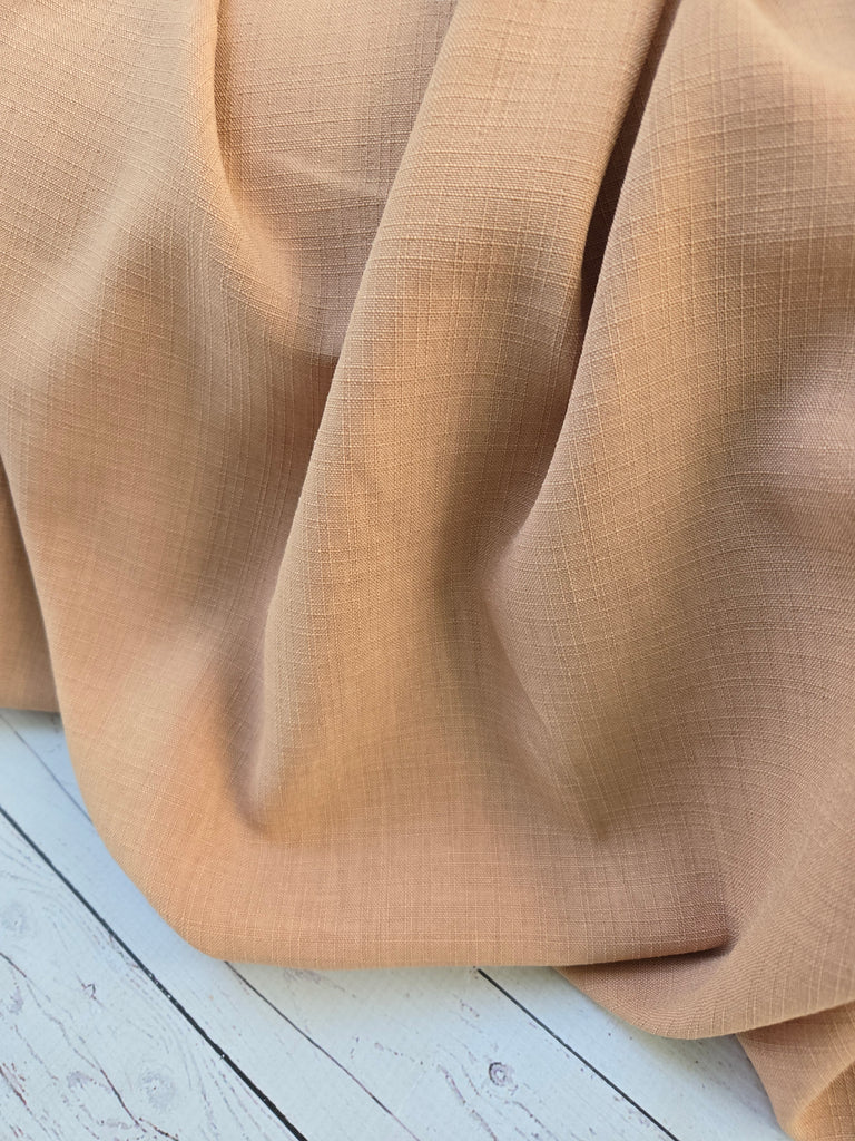 Tan Heavy Slub Polyester {by the half yard} – Alyssa May Design