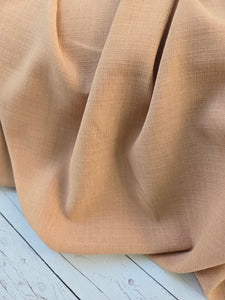 Tan Heavy Slub Polyester {by the half yard}