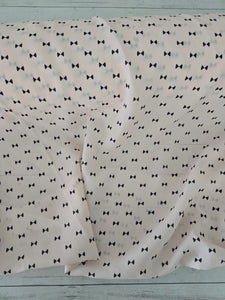 Blush Bowtie Print {by the half yard}