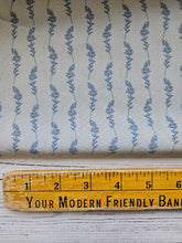 Exclusive Design- Frosted Mint & Stem Stripes Polyester Slub {by the half yard}