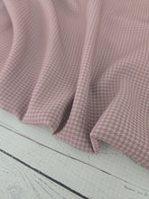 Exclusive Design- Rose & Tan Petite Houndstooth {by the half yard}