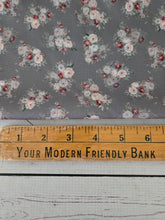 Exclusive Design- Olive Small Floral Poly Slub {by the half yard}