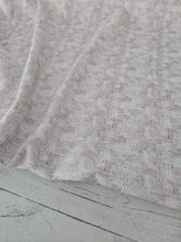 Exclusive Design- Dusty Pink Modern Lines Poly Slub {by the half yard}