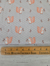 Thoughtful Squirrel Swiss Dot Knit {by the half yard}
