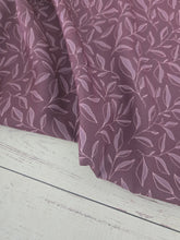 Variegated Plum Leaf Print {by the half yard}