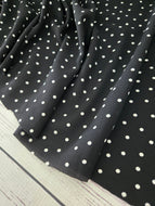 Black & White Random Dot {by the half yard}