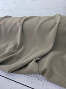 Solid Light Olive Triple Georgette {by the half yard}