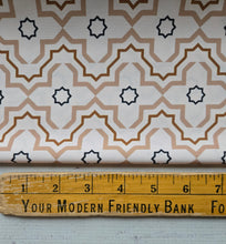 Shades of Brown Geometric Print {by the half yard}