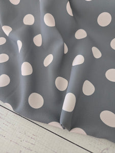 Exclusive Design- Dusty Olive & Tan Dots {by the half yard}