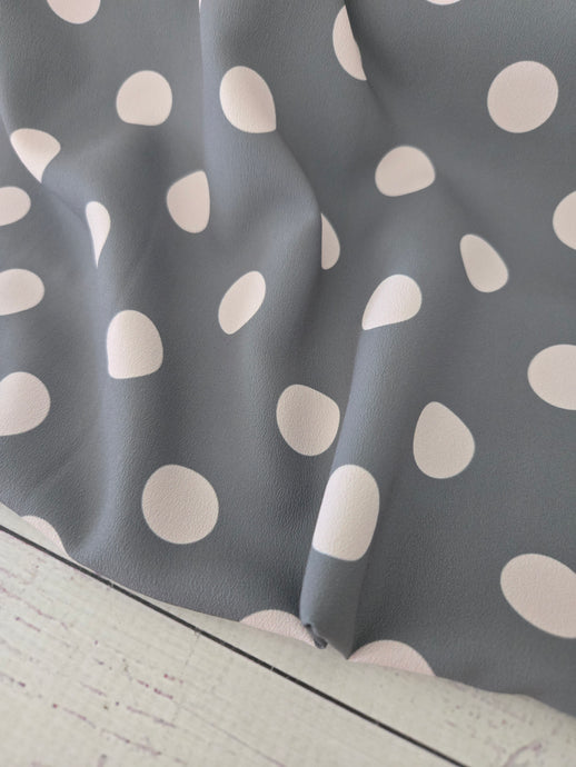 Exclusive Design- Dusty Olive & Tan Dots {by the half yard}
