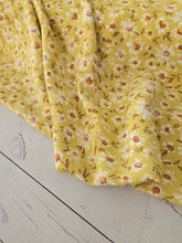 Goldenrold Floral Silky Polyester {by the half yard}