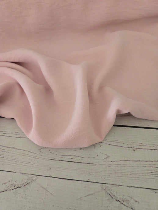 Solid Blush Opaque Air Flow 100% Polyester {by the half yard}