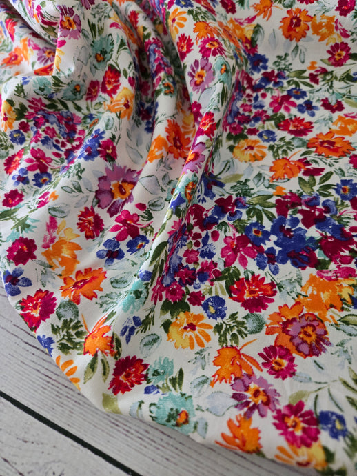 Bright Meadow Cotton Poplin {by the half yard}