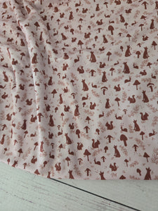 Exclusive Design- Petite Woodland Scenes Double Brushed Poly (DBP) Knit {by the half yard}
