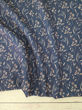 Exclusive Design- Navy Fall Meadow Print {by the half yard}