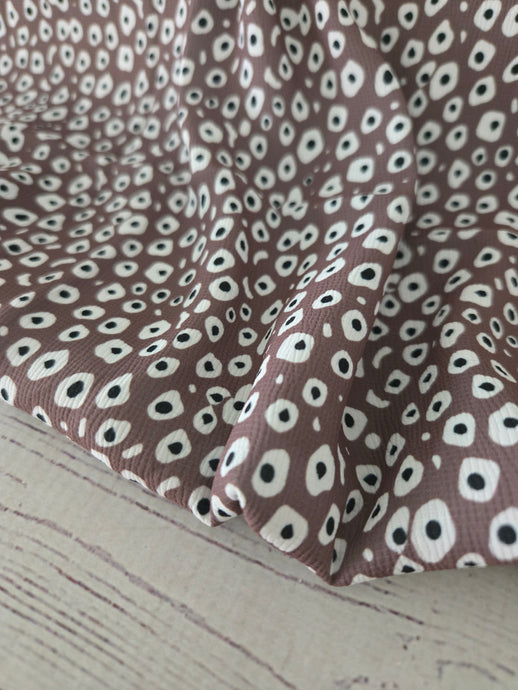 Brown Modern Spot Print {by the half yard}