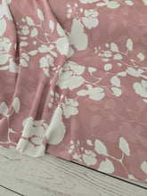 Dusty Pink & White Floral {by the half yard}