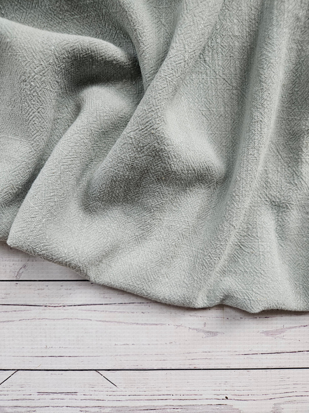 Sage Sand Washed Heavy Rayon Linen Blend {by the half yard}