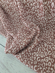 Rusty Brown Animal Print {by the half yard}