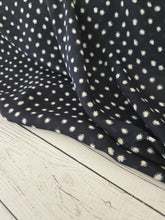 Darkest Navy Splotchy Dots {by the half yard}