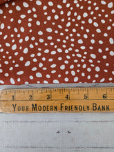 Rust Random Spot Print Misc. Poly {by the half yard}