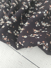 Black Petite Floral {by the half yard}