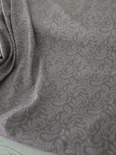 Mauve Elegant Print Poly Slub {by the half yard}